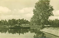 Schlepper auf dem Havelkanal bei Brieselang