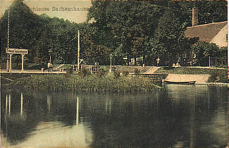 Schleuse Sachsenhausen um 1910